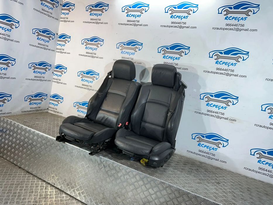 Conjunto Bancos Elétricos Memoria Pele Pack M BMW Serie 3 E93 Cabrio