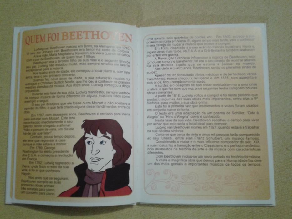 Beethoven - livro de actividades e Diário de um Banana