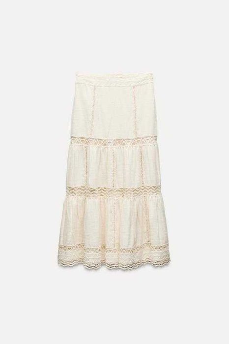 Saia croché da ZARA ZW Collection