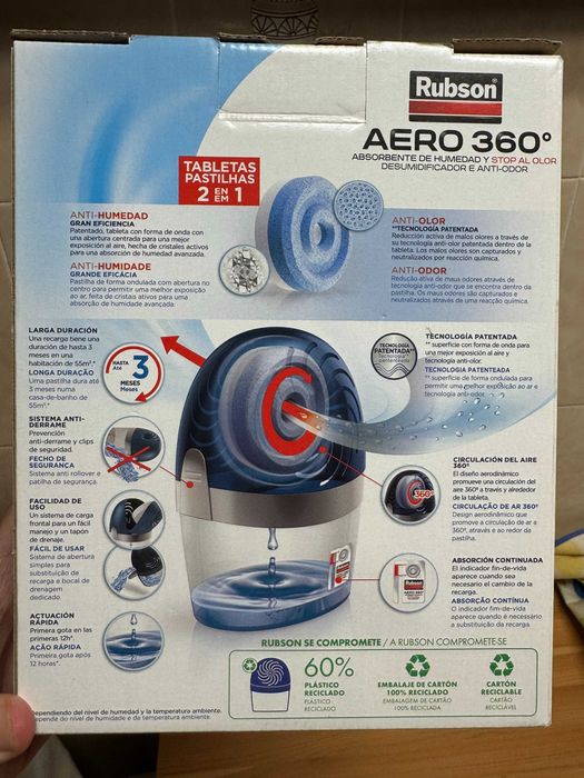 Rubson Aero 360º - Desumidificador autónomo