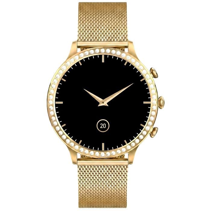 Smartwatch Gravity Złoty Pasek i Bransoleta GT5-2