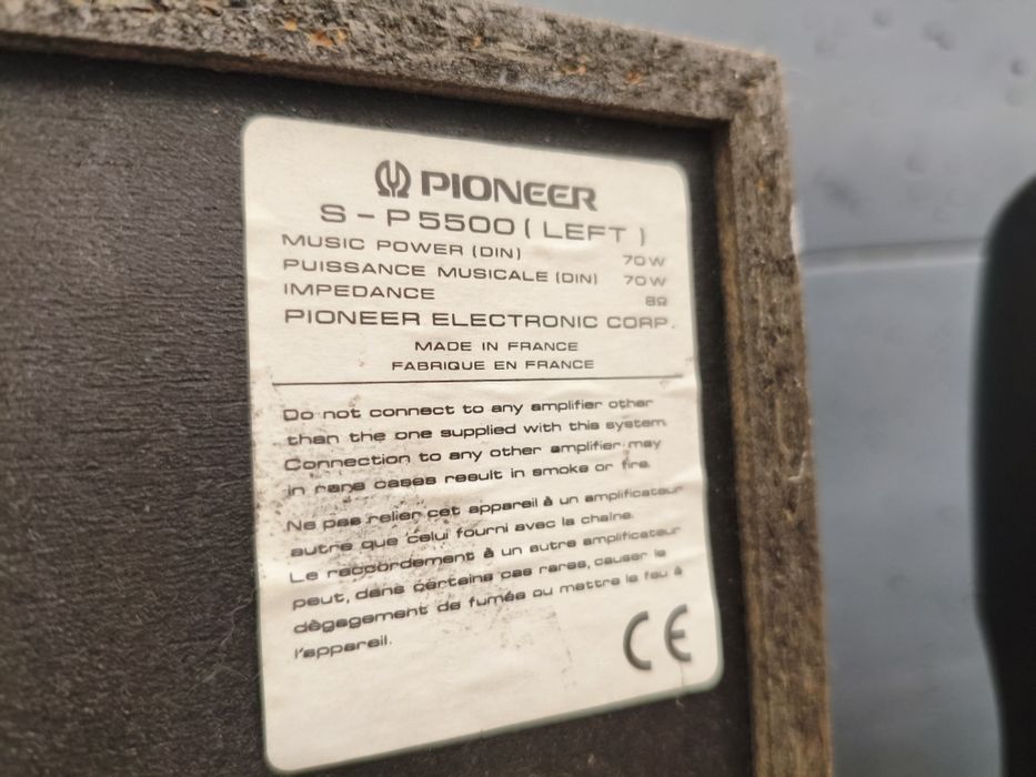 Pioneer S-P5500 Kolumny głośniki audio