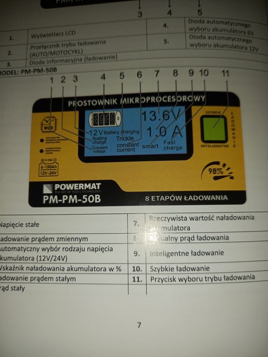Зарядное устройство 12/24V 10A, зарядне 12/24 вольта