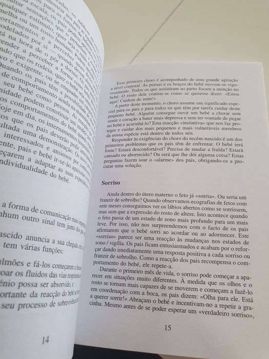 Livro a criança e o choro, o método Brazelton