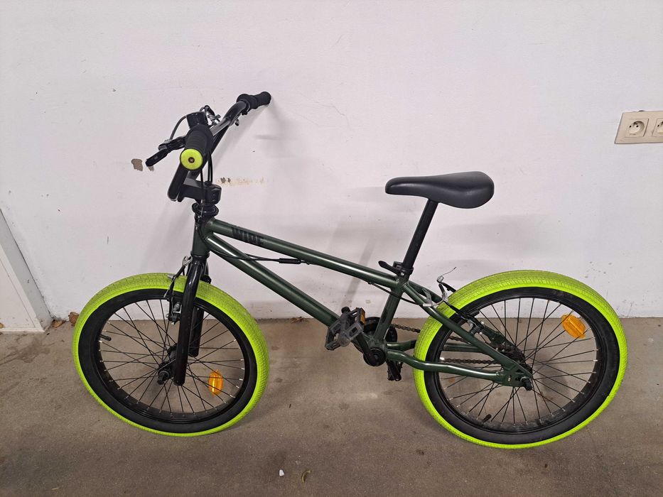 Rower bmx wipe 500 zielony