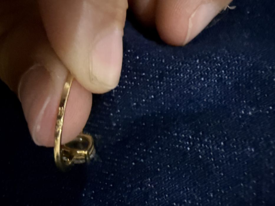 Anel noivado oro vivo 9k