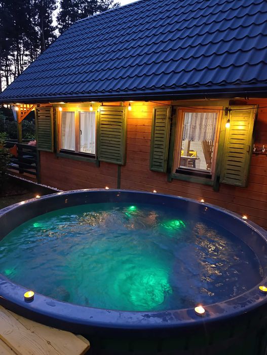 Domek całoroczny letniskowy zalew Chańcza,  Balia sauna URLOP