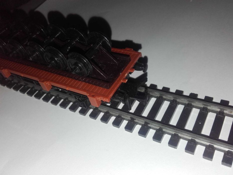 Wagon do przewozu osi w skali H0