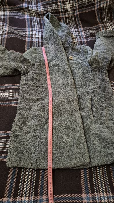 Шуба овеча стрижена натуральна на 48-50 український розмір