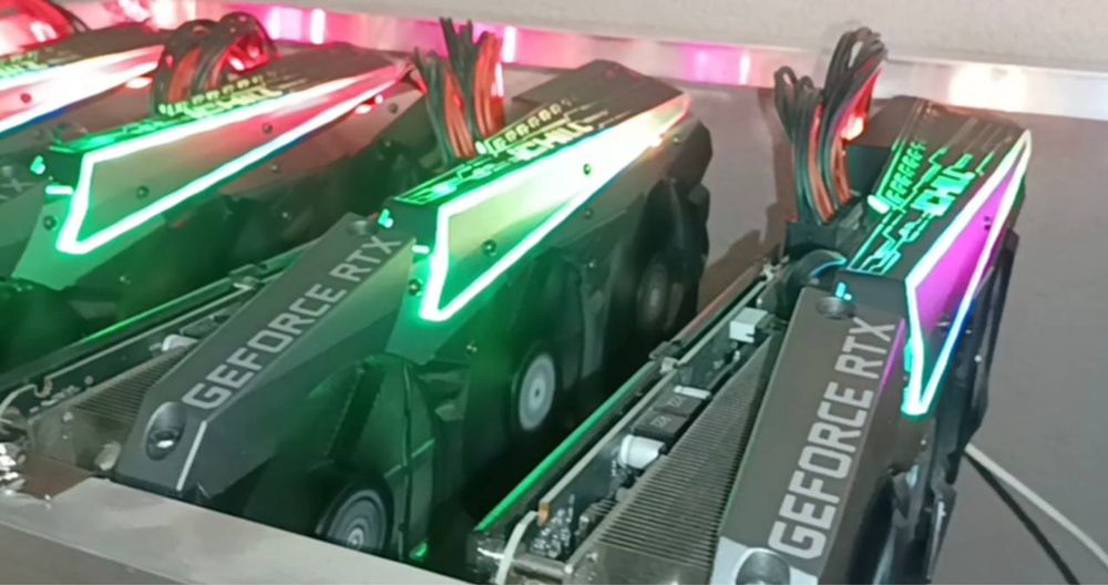 Майнинг ферма GE FORCE RTX 3070
