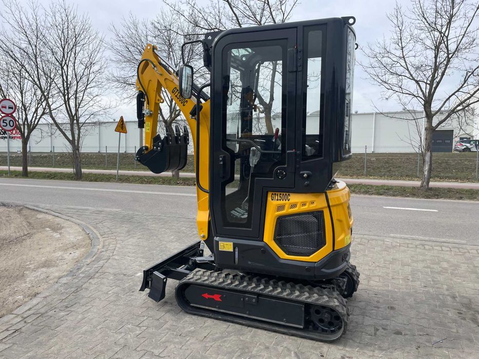 Minikoparka gąsienicowa GT1500C Silnik Yanmar Gunter Grossmann