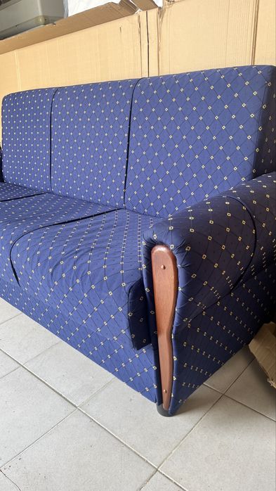 Sofa azul 190 cm