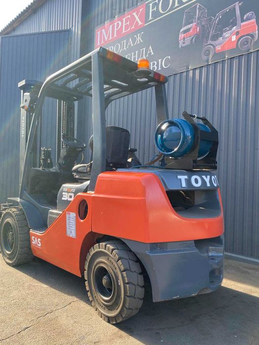 Газовий навантажувач TOYOTA 02-8FGF30, 2017рік, підйом-4.7м, погрузчик