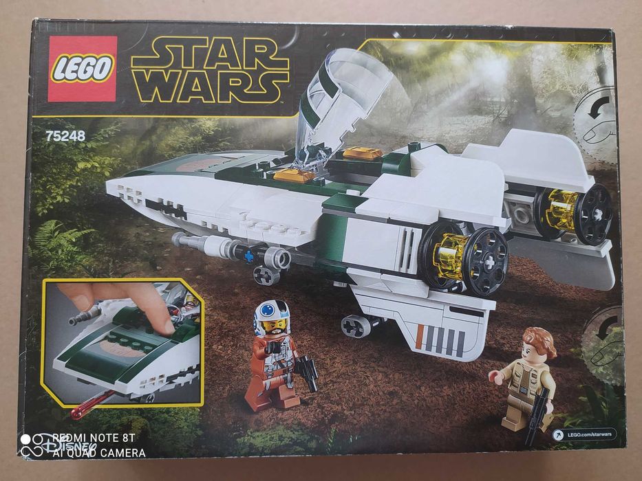 LEGO Star Wars 75248 - Myśliwiec A-Wing Ruchu Oporu , NOWY super stan