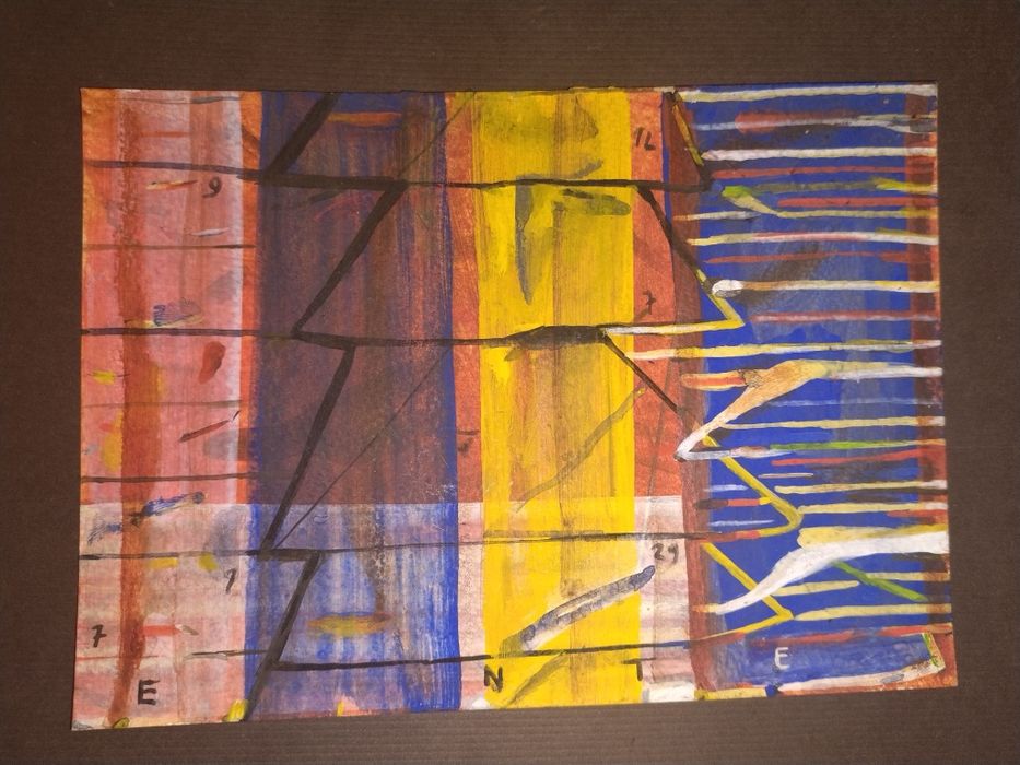 Desenho Original de Luís Camacho – Obra "ENTE"