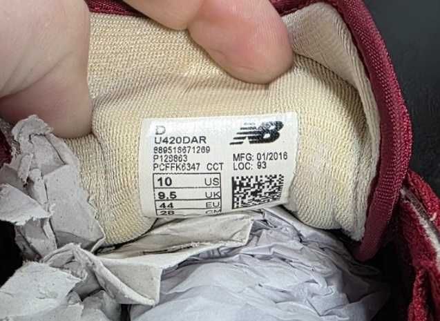 Adisasy New Balance 44 męskie nowe bez metki