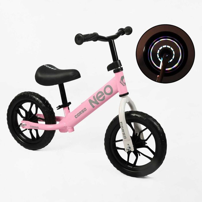 Велобіг ,беговел, від 2років колеса піна ,світло коліс