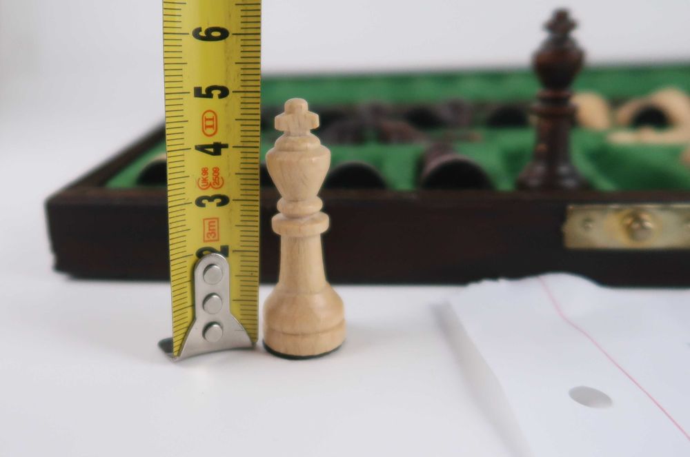Jogo de Xadrez em madeira - 26.5 cm