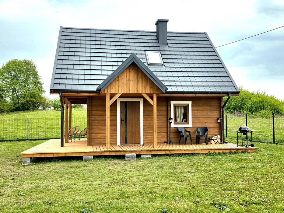 Całoroczny drewniany domek na Mazurach !