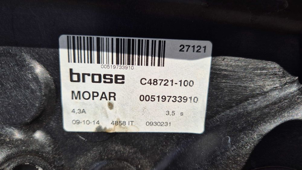 fiat 500x mechanizm podnośnik szyby lewy przód przedni oryginał igła