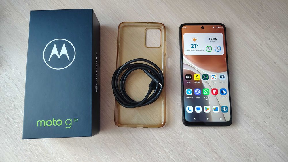 Мобільний телефон Motorola Moto G32 6/128GB Mineral Grey (PAUU0013RS)