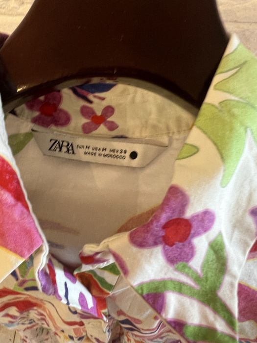 Платье zara принт квіти