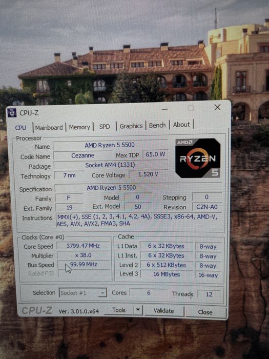 Ігровий компьютер пк Ryzen5 5500 rtx3050 8gb