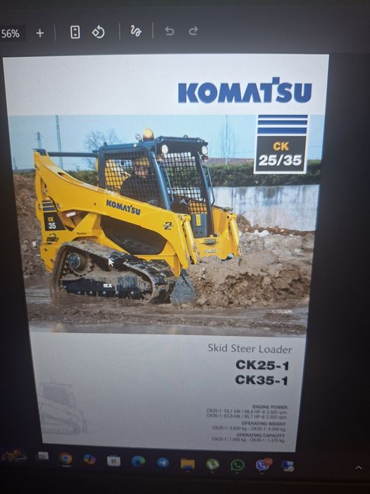Продаж фронтального погрущика komatsu ck 35 кондиціонер пічка
