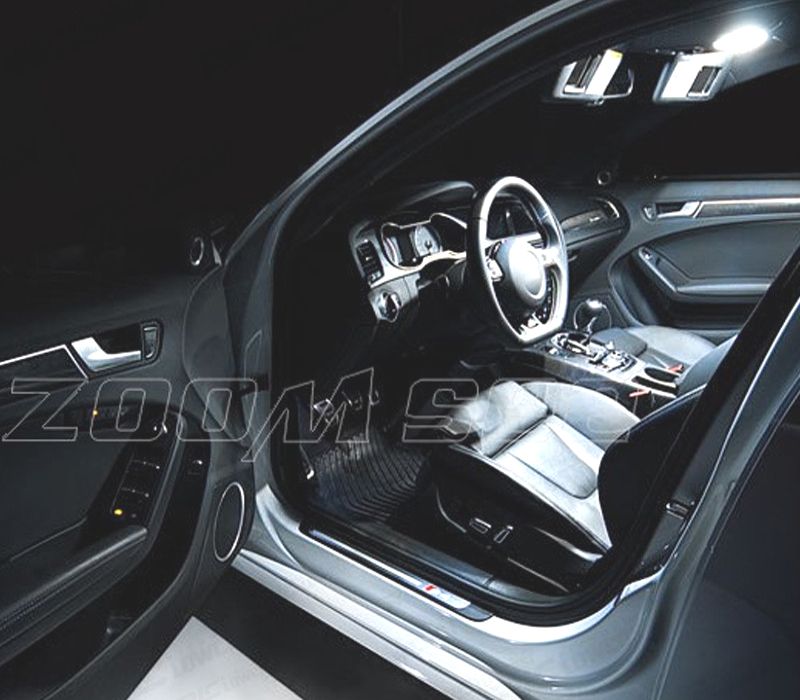 KIT COMPLETO 17 LAMPADAS LED INTERIOR AUDI A4 S4 RS4 B8 QUATTRO SEDAN