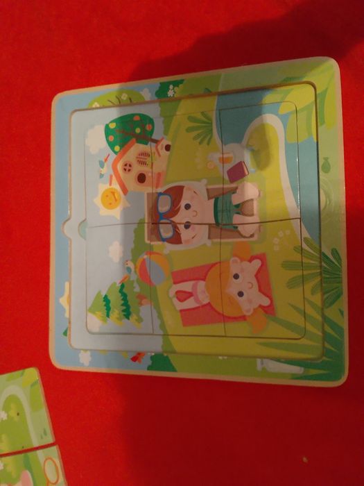 Puzzle drewniane 4 pory roku