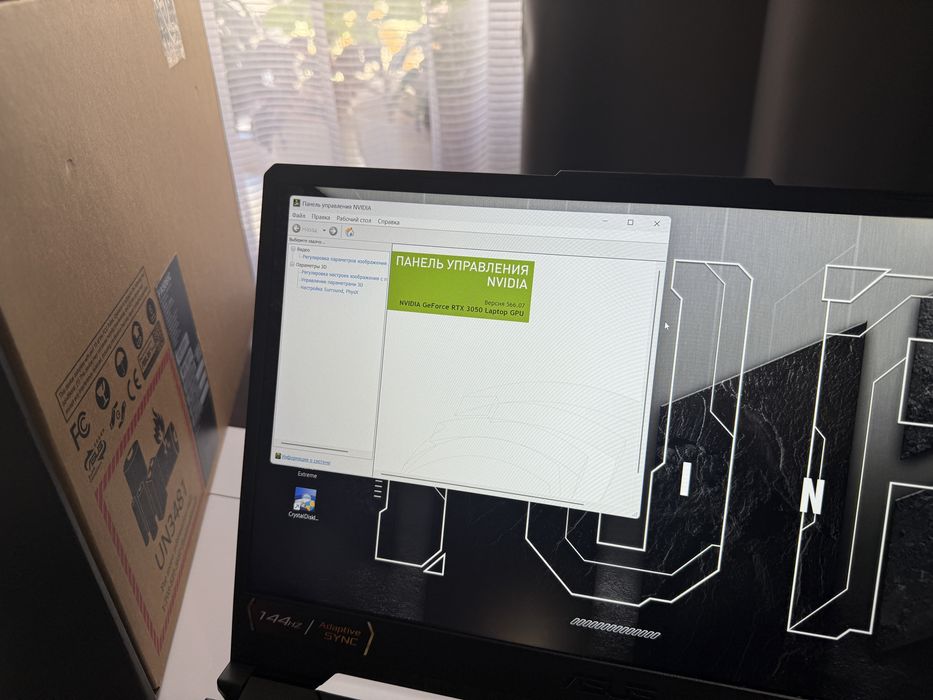 Asus Tuf A15/Ryzen 5-7535HS/Как новый!!/RTX3050/144Hz/Ноутбук.