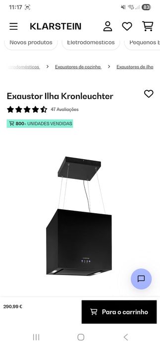 Exaustor de teto Klarstein