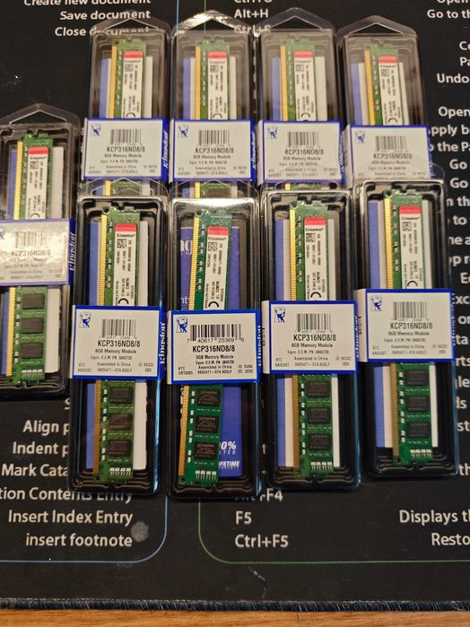 Pamięć Ram Kingston 8GB DDR3 KCP316ND8/8
Układ pamięci: Dual Rank