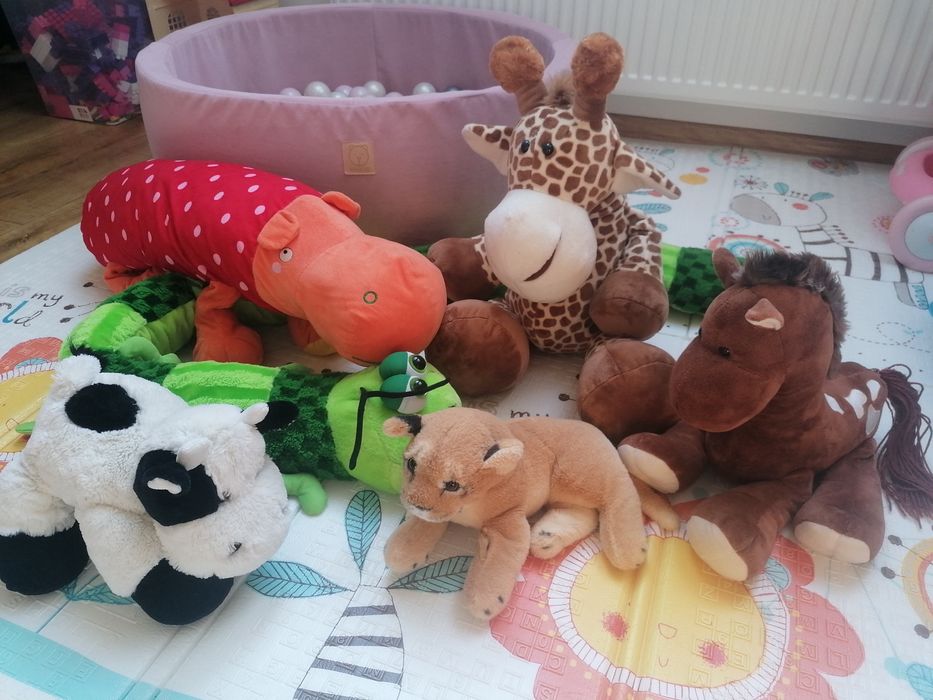 Duże piękne maskotki Koń Lew