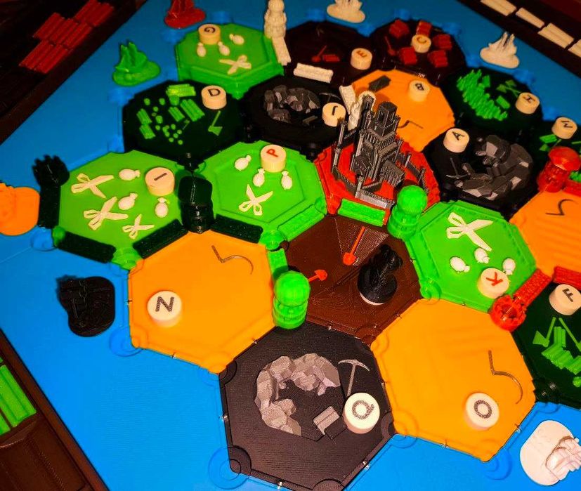 Колонізатори (Catan) — магнітний набір гексів + фішки гравців