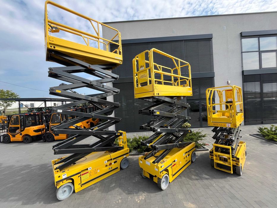 Podnośnik nożycowy nowy Gunter Grossmann, elektryczny 12m + 2 m