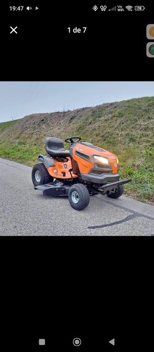 Mini trator corta relva Husqvarna