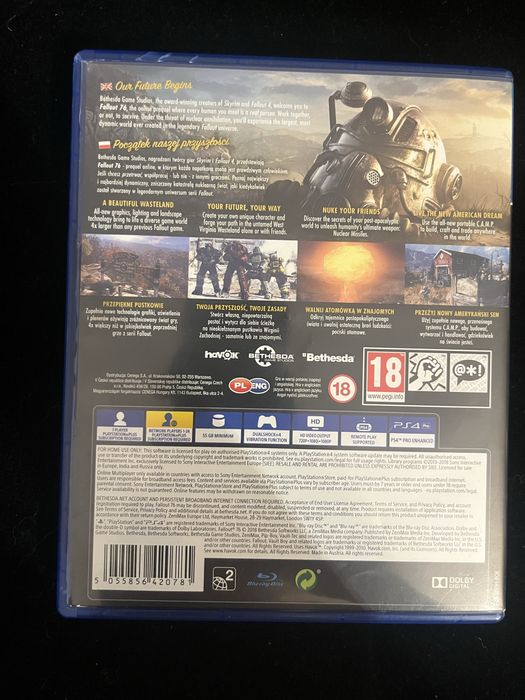 Gra Fallout 76 na PS4