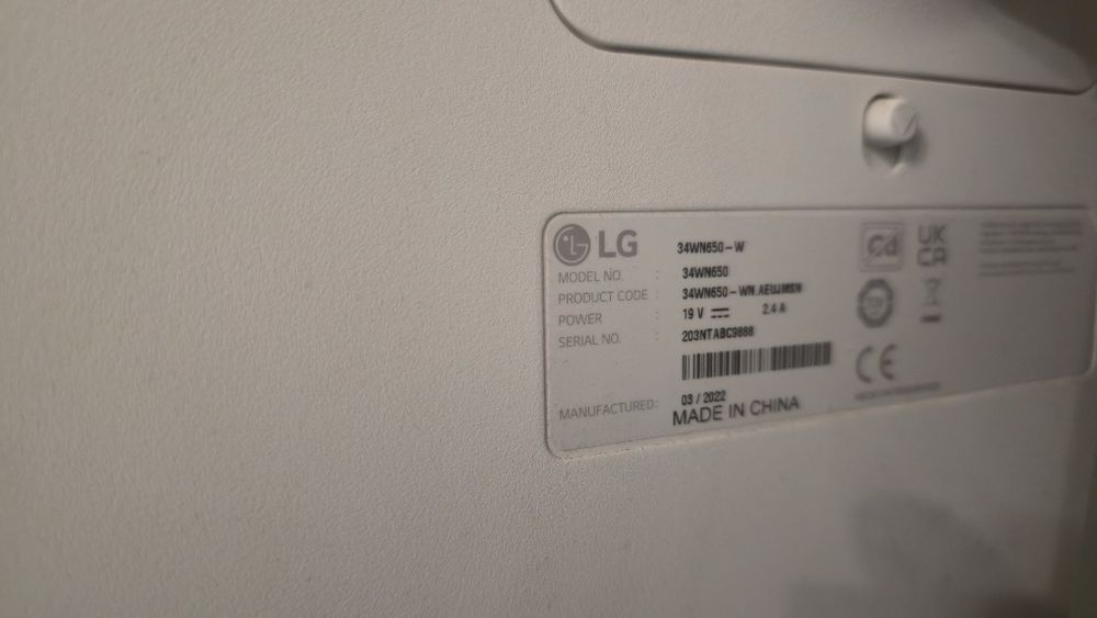 Монитор LG 34 дюйма