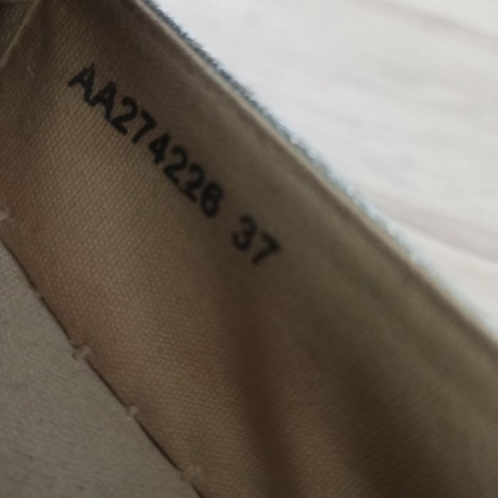 Wygodne srebrne espadryle Big Star rozmiar 37