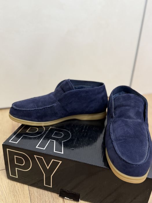 Чоловічі сині черевики замшеві Campbell PRPY