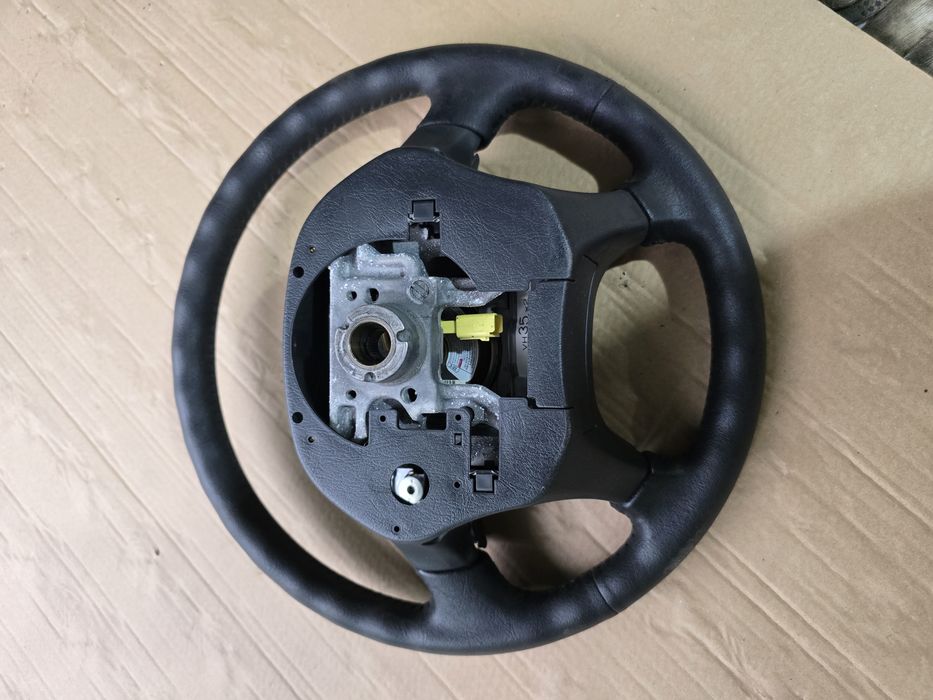 Руль подушка Mitsubishi Outlander 1 CU 2002-2008 Кожа AIRBAG безопасности в руль кермо митсубиси аутлендер