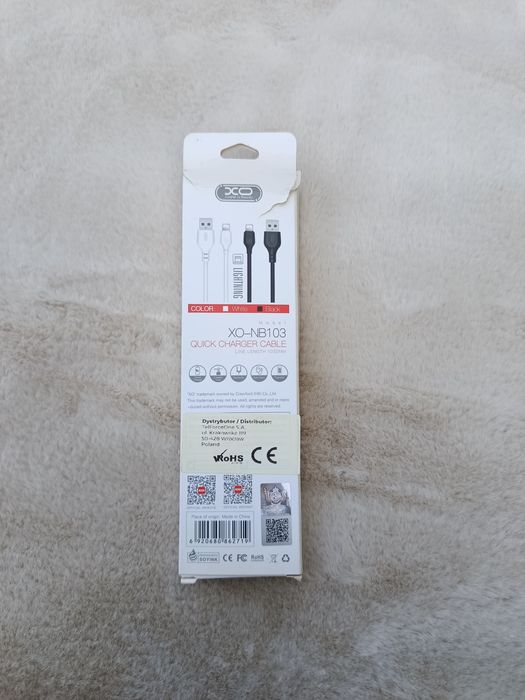 Nowy kabel do iPhone  Lightning z pudełkiem