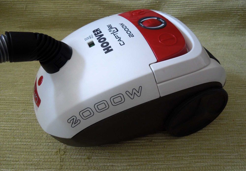 Aspirador de saco Hoover Capture 2000W - completo e como novo - incluí um saco a estrear