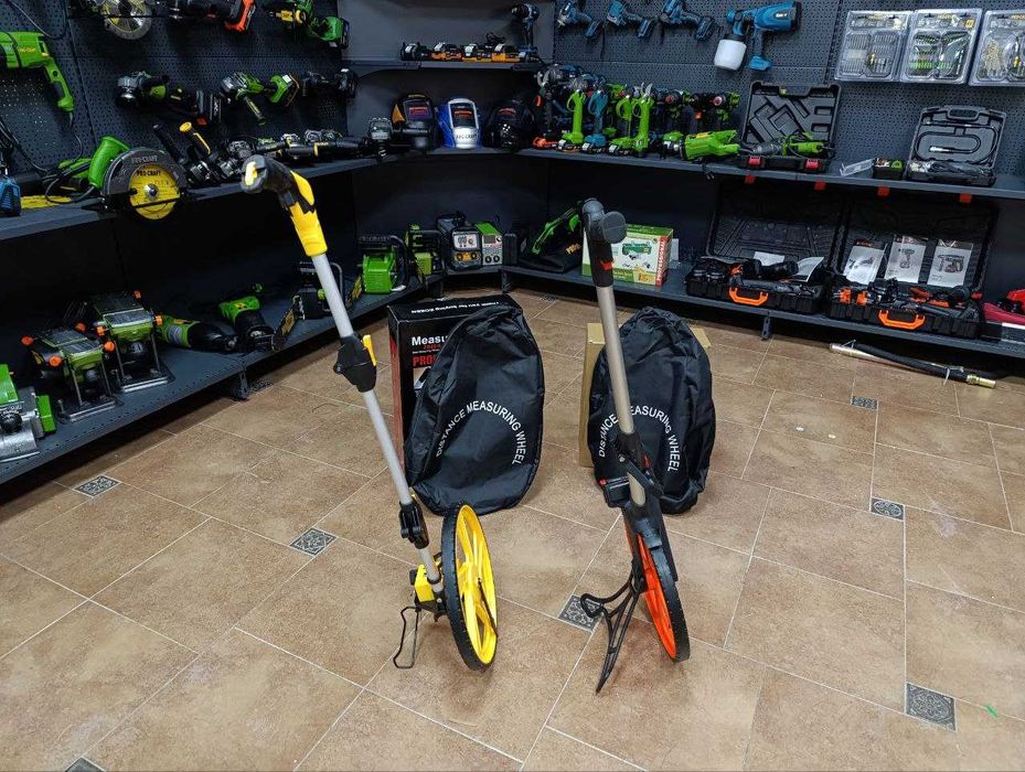 Курвіметр Мірне Дорожнє колесо Лічильник до 10000 метрів Міцний корпус