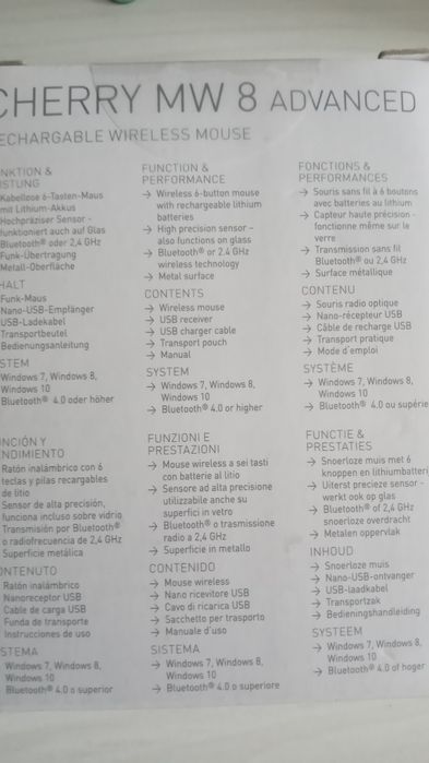 Мишка Cherry MW 8 ADVANCED