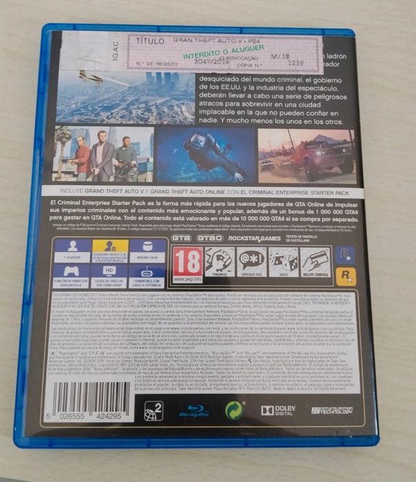 GTA 5 Premium Edition Playstation 4
