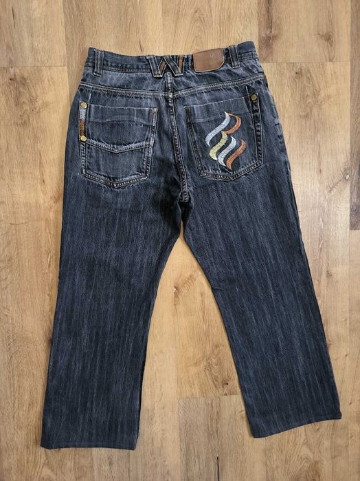 Spodnie Dżinsowe RocaWear Vintage Baggy Denim Jeansowe Dżinsy
