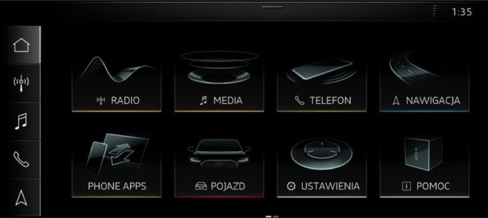 audi MIB3 MHI3  MPR3  Mapa Konwersja USA EU