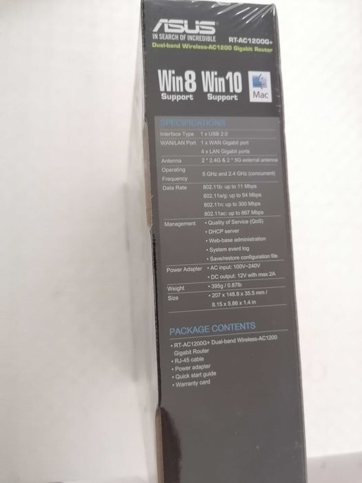 Router Asus RT-AC1200G+ (NOVO - SELADO)